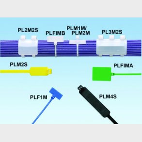 Buntband med flagga 2,5X 99 i f&ouml;rpackningar om 100 stycken vit