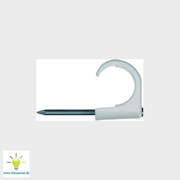 Clips TC 18-22/45 mm hvid I PAKKER a 50