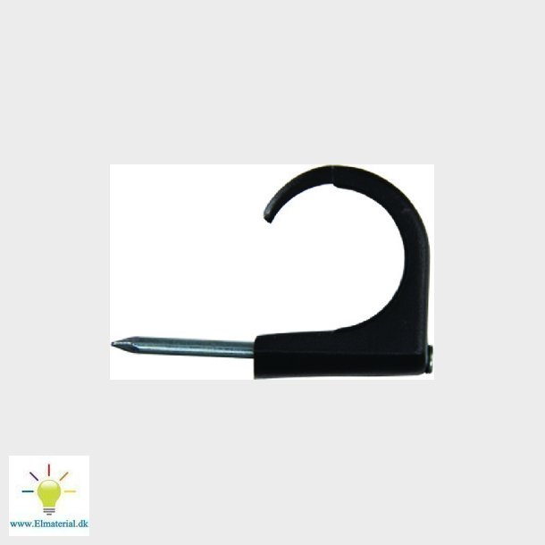 Clips TC 22-26 2,5X45 mm sort i pakker a 50