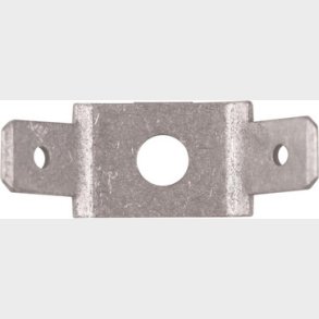 Kontaktstift 2x45&deg; B2457H4, 6,3x0,8, M4