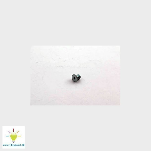 Cylinderskrue, torx, lavt hoved, med kontaktpunkt