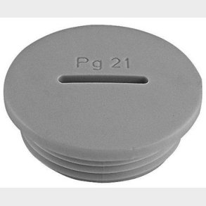 Blindplugg polyamid ljusgr� Metrisk M32x1,5