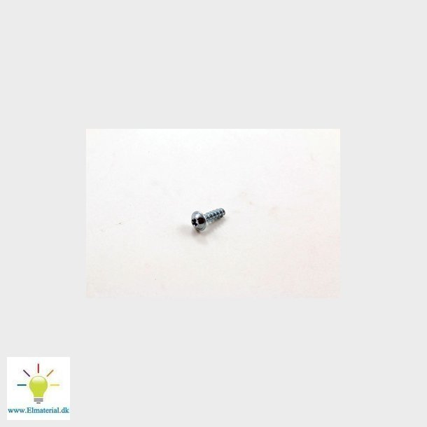 Skrue, sammenskr. af plast