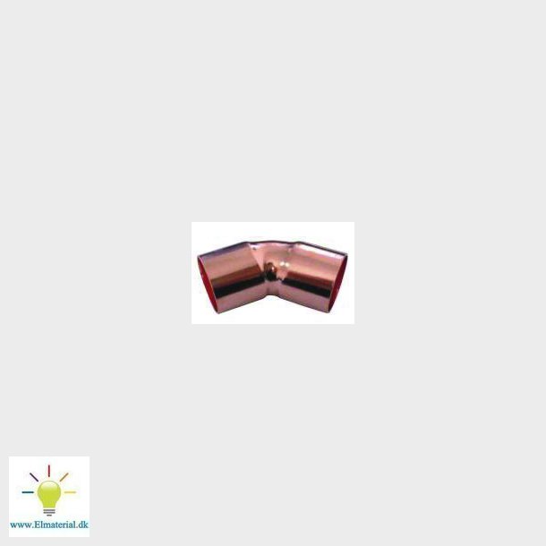 Unite Loddefitting Vinkel 45G  1/4"