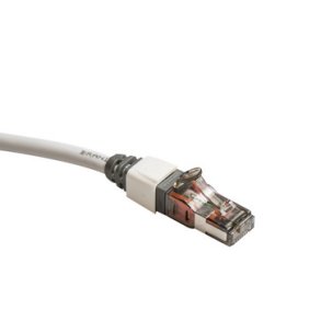 F&auml;rgkl&auml;mma vit f&ouml;r Leviton Kat6A patchkablar