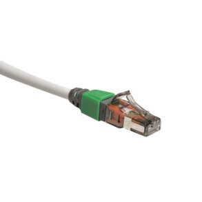 F&auml;rg cklips gr&ouml;nt f&ouml;r Leviton Kat6A patch-kablar