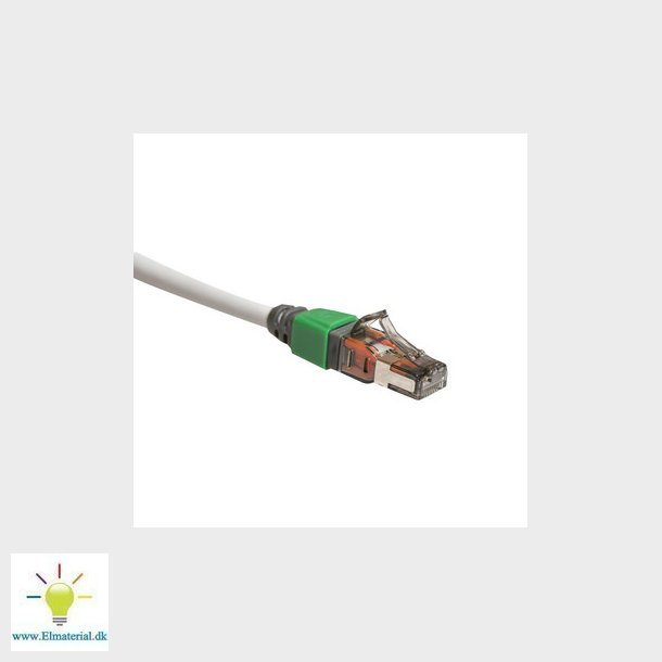 Farve cklips grn til Leviton Kat6A patchkabler