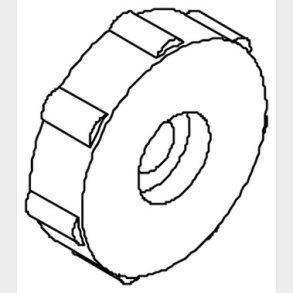 Fingermutter DIN467-M4