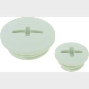 Blindplugg SKINDICHT BLK-GL-M 32x1,5 RAL7035 ljusgr�