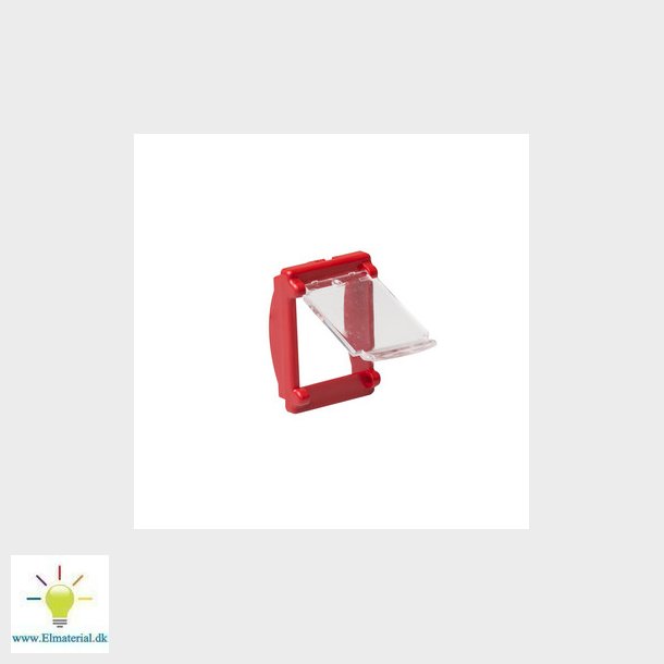 Farveramme rd med stv lg for patchpanel