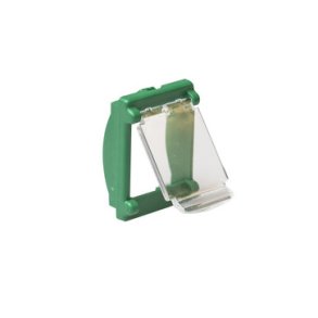 F&auml;rg ram gr&ouml;n med dammskydd f&ouml;r patchpanel