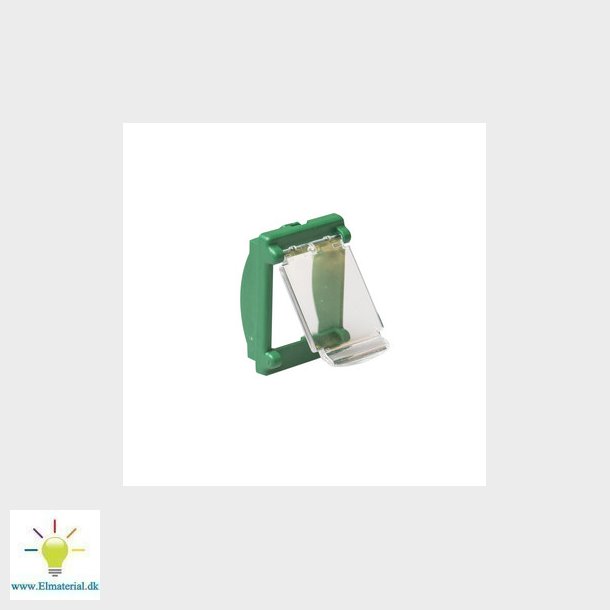 Farveramme grn med stv lg for patchpanel