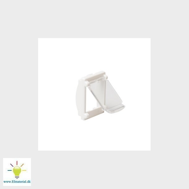 Farveramme hvid med stv lg for patchpanel