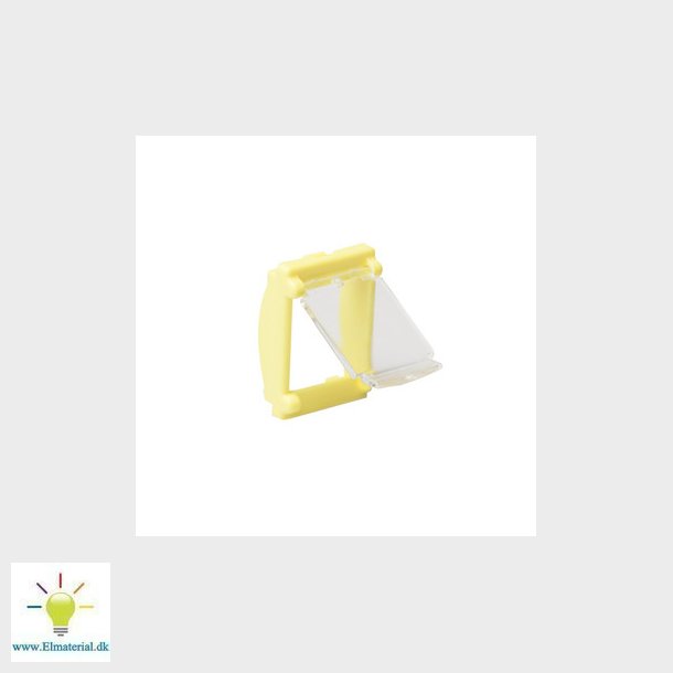 Farveramme gul med stv lg for patchpanel