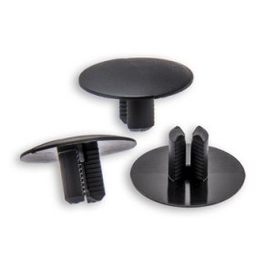 Kl&auml;mma svart nylon �6,7/19,1 x 8,7