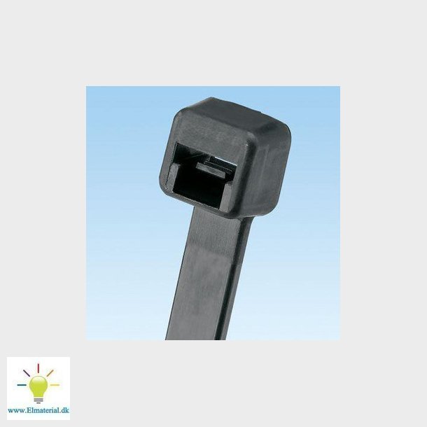 Kabelbinder sort 775 x 7,6 mm 100 stk