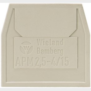 &Auml;ndplatta APM 2,5-4/15 gr�