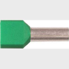 Isolerat ABIKO TWIN anslutningsr&ouml;r KA16-16ETW2, 2x16mm2 L16, gr&ouml;n