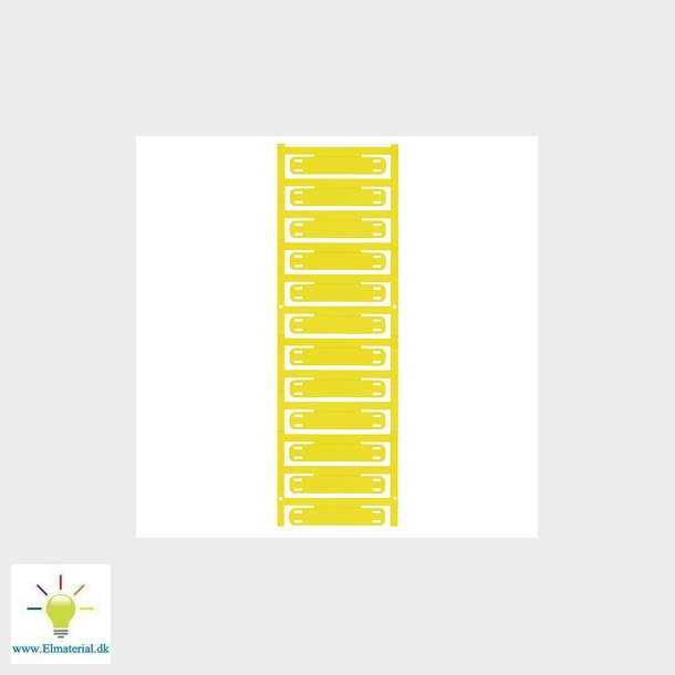 Ledningsmrke SFX11/60 gul uden print   P60