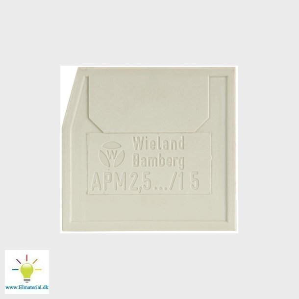 Endeplade APM 2,5 F/15 gr
