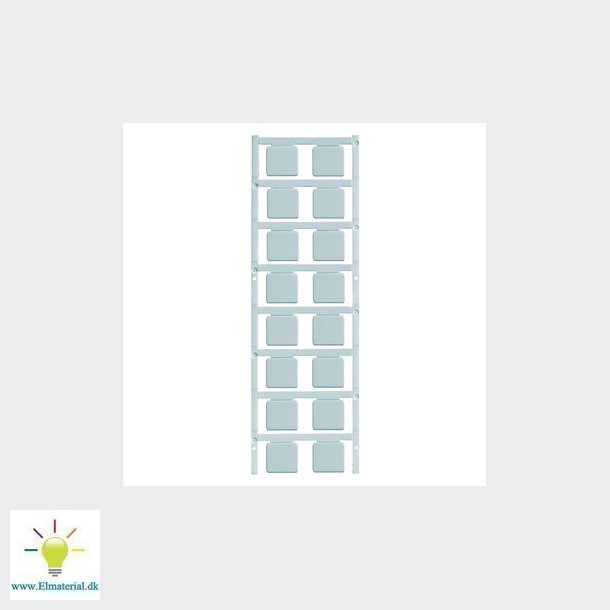 Klbemrke parti HVID 22X22MM uden PRINT