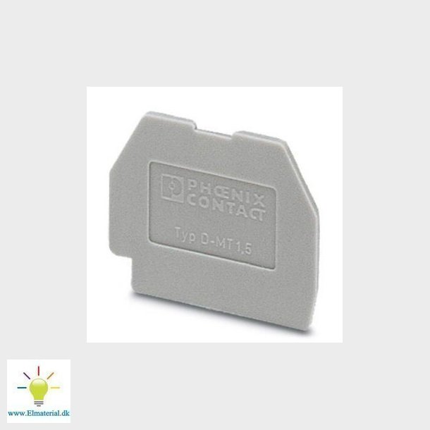 Endeplade D-MT 1,5