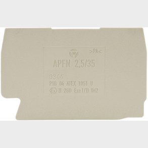 &Auml;ndplatta APFN 2,5/35 gr�