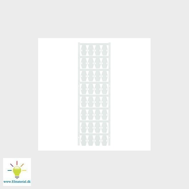 Ledningsmrke SFX9/24  hvid uden print    P160