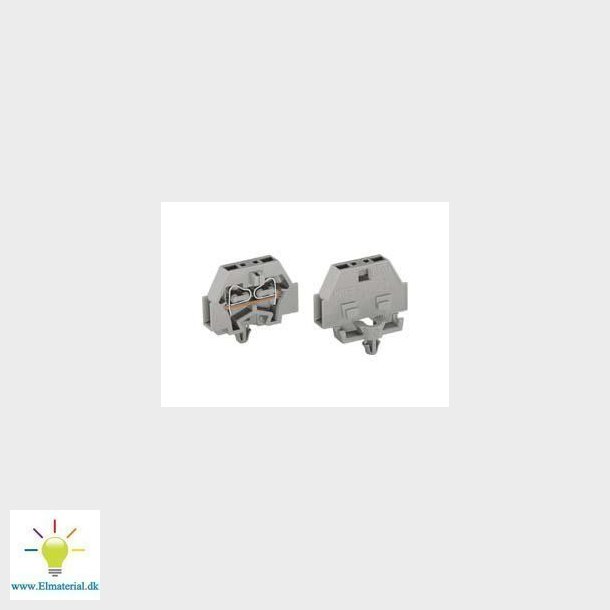 Miniklemme 2-L 1,5Q med fod PE  260-317