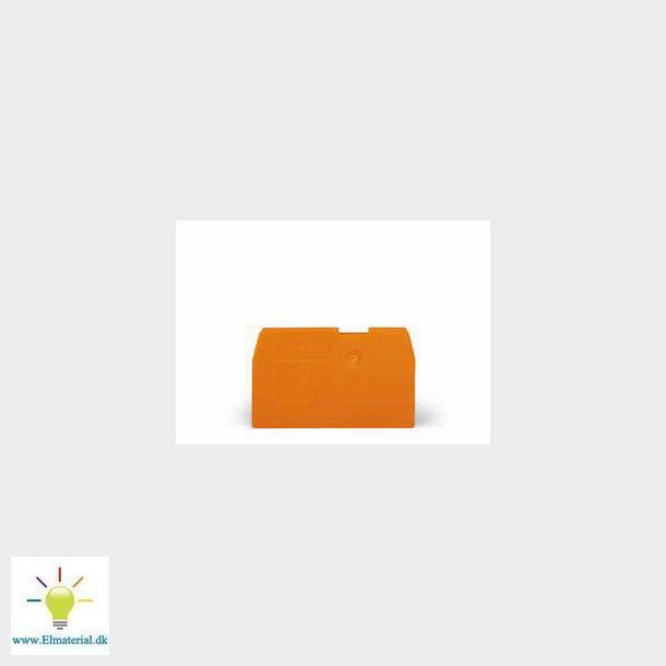 Ende-og mellemplade 2,5Q orange  870-934