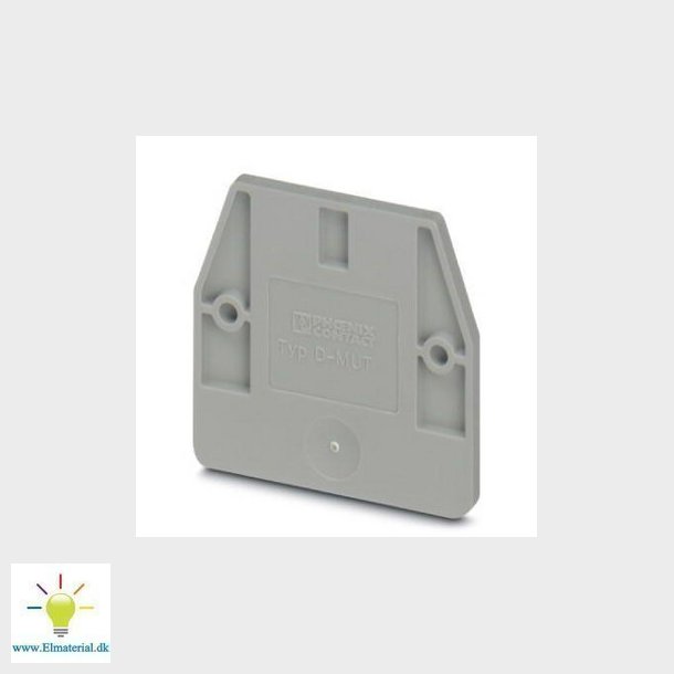 Endeplade D-MUT 2,5/4
