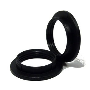 E27 cirkul&auml;r ring �57 svart