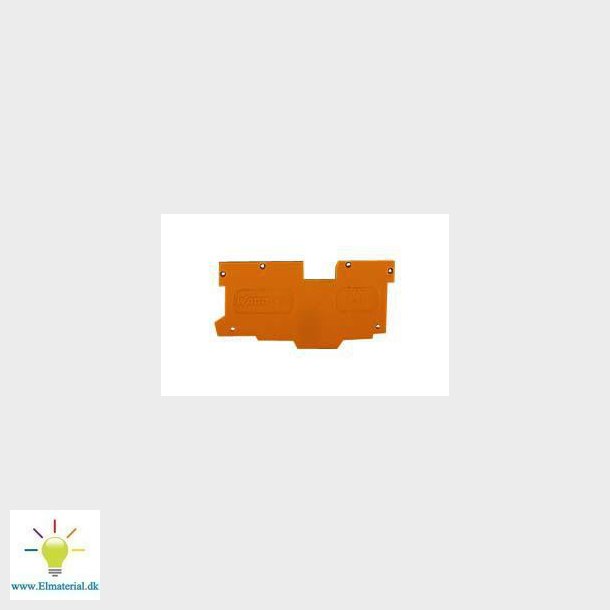 Ende-og mellemplade 2,5Q orange  769-306