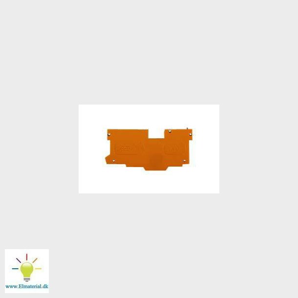 Ende-og mellemplade 2,5Q orange  769-308