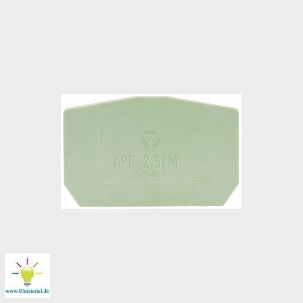 Endeplade APF 2,5/M gr