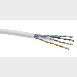 Datakabel KAT6 U/UTP LSF/OH IEC 332.1 - Euroklass Eca vit B305 Leviton (Brand-Rex)