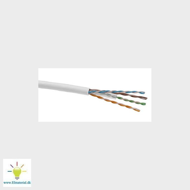 Datakabel KAT6 U/UTP LSF/OH IEC 332.1 - Euro Class Eca hvid B305 Leviton (Brand-Rex)