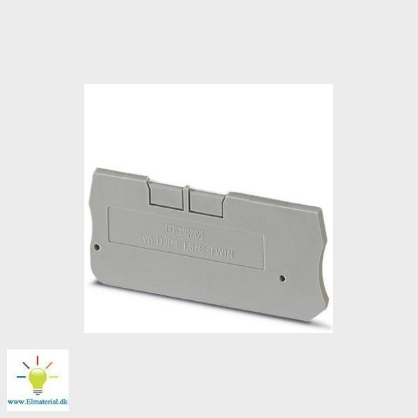 Endeplade D-PT 1,5/S-TWIN