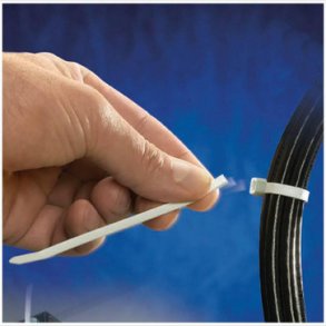 Buntband Twist Tail L 358 B 4,7 svart P�se med 50 st TT-14-30-0-L-EU