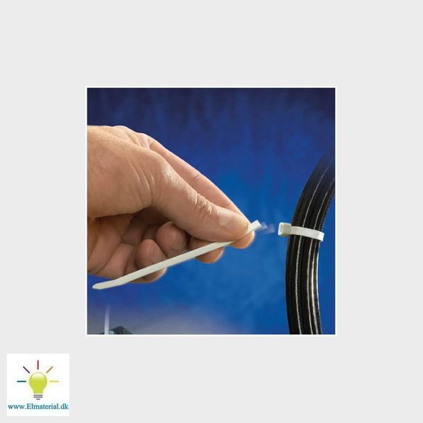 Kabelbinder Twist Tail L 358 B 4,7 sort Pose af 50 stk TT-14-30-0-L-EU