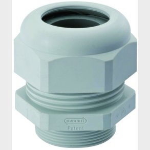 Inskruvad plast PG21 med l&ouml;kring +MUTTER