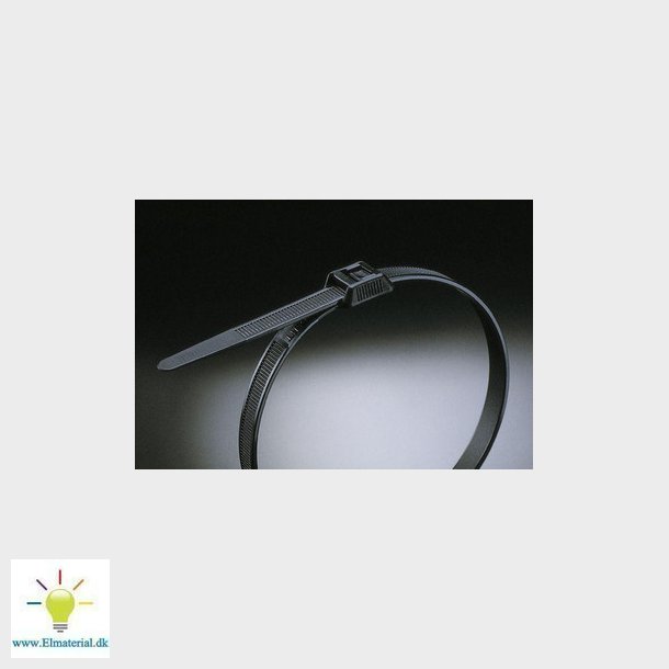 Anker for kabelbinder med lim 25X25 i pakker a 100 styk sort El og vvs materialer