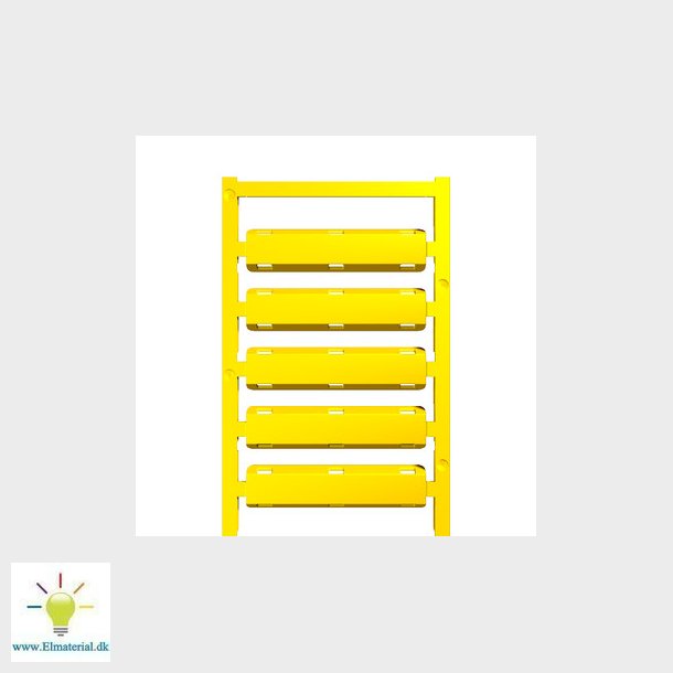 SlimFix X, Lednings- og kabelmrke, 7 - 40 mm, 60 x 13.62 mm, gul