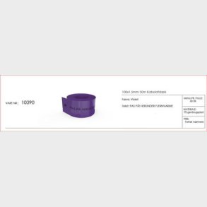 Kabelk�pa violett 100x1,5 mm fj&auml;rrv&auml;rme