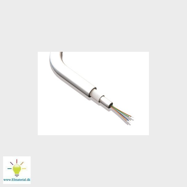 Fiberkabel Mini Unitube 4XOS2 G657A1 singelmode LSF/OH Eca hvid