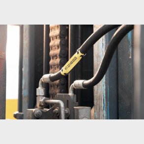 Kabeletikett TAGPU 12X60 mm gul