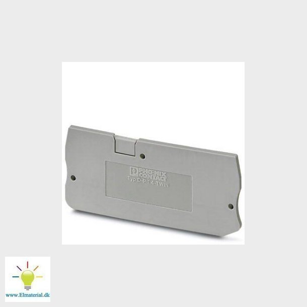 Endeplade D-PT 1,5/S-TWIN-MT-0,8 OG