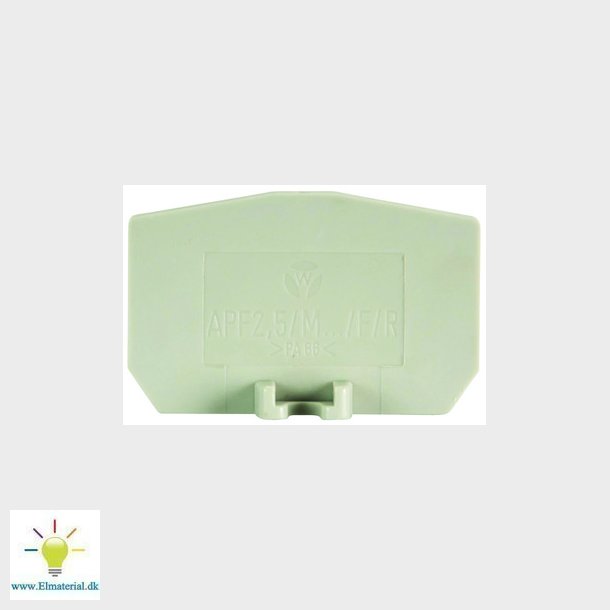 Endeplade APF 2,5/M /F/R gr