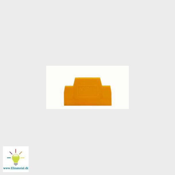 Ende-og mellemplade 2,5Q orange  280-341