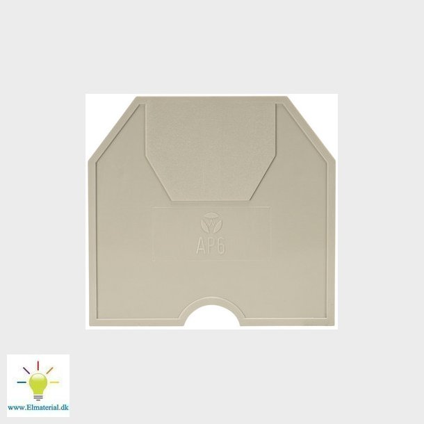 Endeplade AP 6/V0 gr